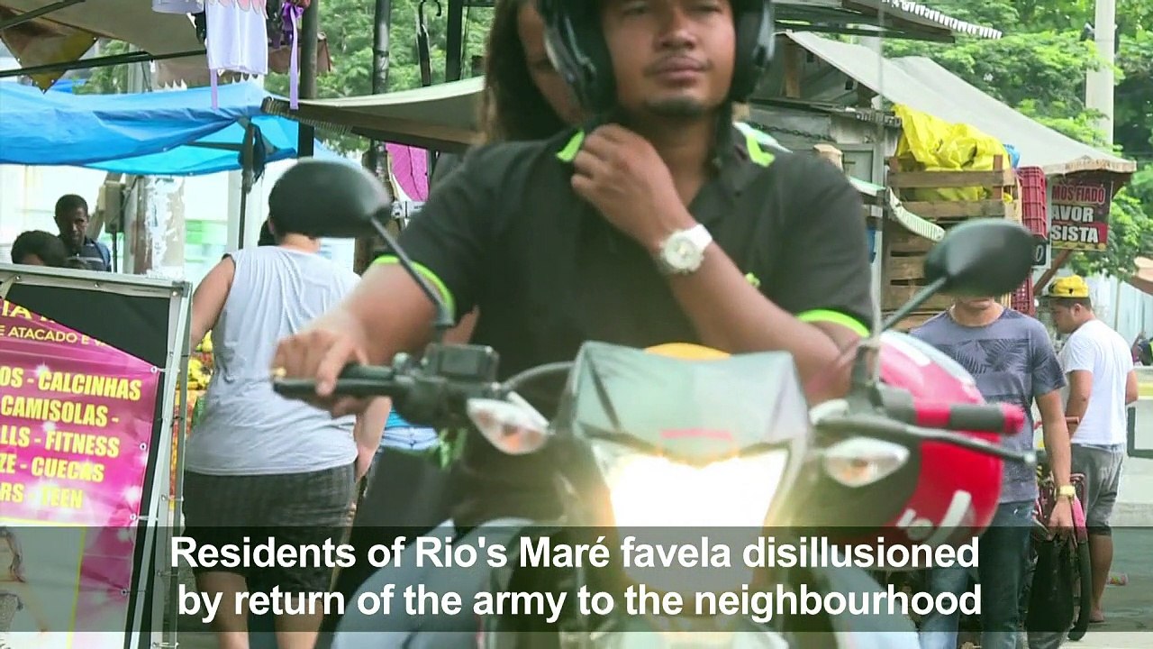 In Rio's Mare favela, residents disapprove of army intervention