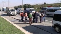 TEM’de feci kaza! Trafik kilit