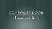 NEW BLACK COMPOSITE DOOR SUPPLIED & INSTALLED IN CAERPHILLY SOUTH WALES