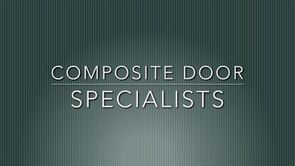 NEW BLACK COMPOSITE DOOR SUPPLIED & INSTALLED IN CAERPHILLY SOUTH WALES