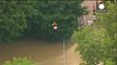 Helicopter rescues: Baby & several adults saved from rising Texas floods