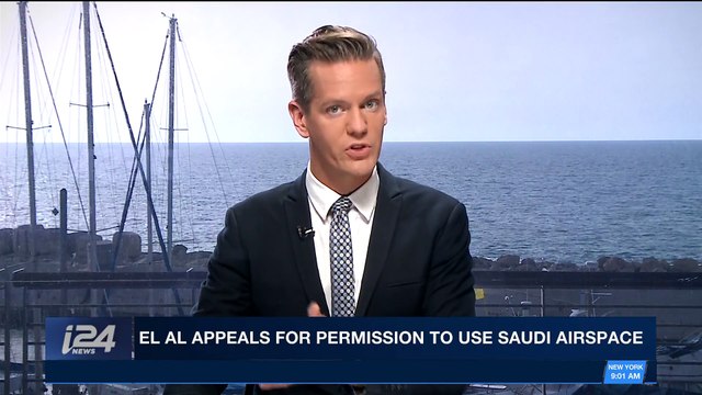 i24NEWS DESK | El Al appeals for permission to use Saudi airspace | Thursday, March 1st 2018