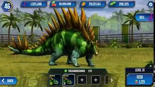 Jurassic World The Game - ARENA SHOWCASE - STEGOSAURUS - LEGENDARY PACK OPENING