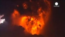 Lightning and lava: Chile volcano violently explodes in electric storm