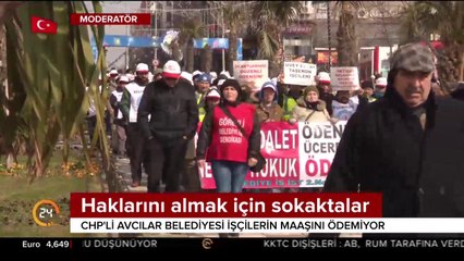 Haklarını almak için sokaktalar