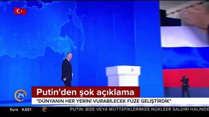 Putin'den şoke eden açıklama