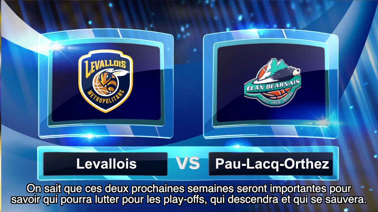 Avant match avec Louis Campbell, Levallois Metropolitans - Pau-Lacq-Orthez