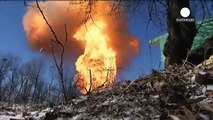 Ukraine explosion: Mortar fire collides with gas pipeline injuring journalists