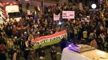 Hungarians stage anti-Putin protest ahead of Russian leader's visit