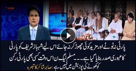 Shehbaz made acting PML-N president for integration of party