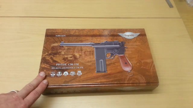 REVIEW- Mauser C96 UMAREX LEGENDS CO2 4.5 mm BBs