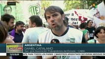 Trabajadores rechazan políticas de ajuste del gob. de Buenos Aires