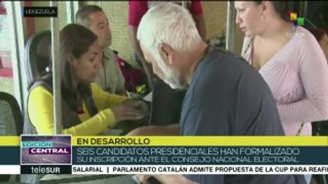 Extienden lapso de postulaciones presidenciales en Venezuela