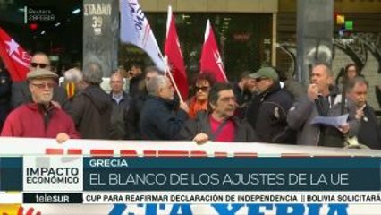 Eurogrupo presiona a Grecia para ejecutar desahucios