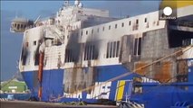 Italian investigators in second inspection of burnt-out Norman Atlantic ferry