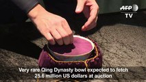 Very rare Qing Dynasty bowl seen topping $25 mn at auction