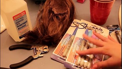 HOW TO DYE YOUR AMERICAN GIRL DOLLS HAIR WITH SHARPIES
