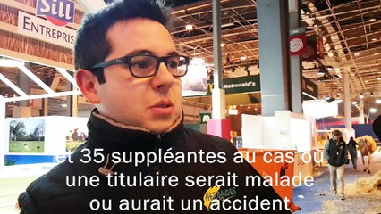 Emeline, gagnante du concours général  des Prim'Holstein