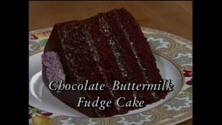 Chocolate Buttermilk Fudge Cake with Jim Dodge (In Julia's Kitchen with Master Chefs)