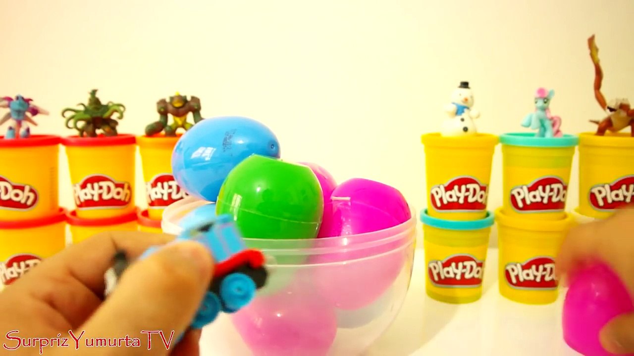 Dev Yumurta Tren Thomas Dev Sürpriz Yumurta Açma - Play Doh Train Thomas Oyun Hamuru Oyuncak #18
