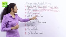 Common Errors Made While Speaking English - Wrongly used English Phrases (Speak Fluent English)