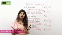 How to talk about fashion in English? Free Spoken English and Vocabulary Lesson