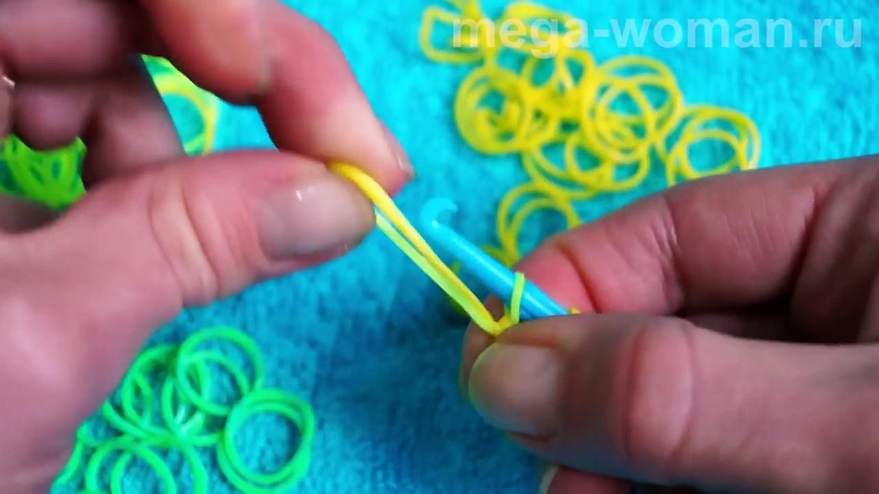 Фигурки из резинок. Фигурка из резинок Ананас на крючке