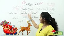 English Lesson : Christmas - Vocabulary and Facts | English lessons for learning English ( ESL)