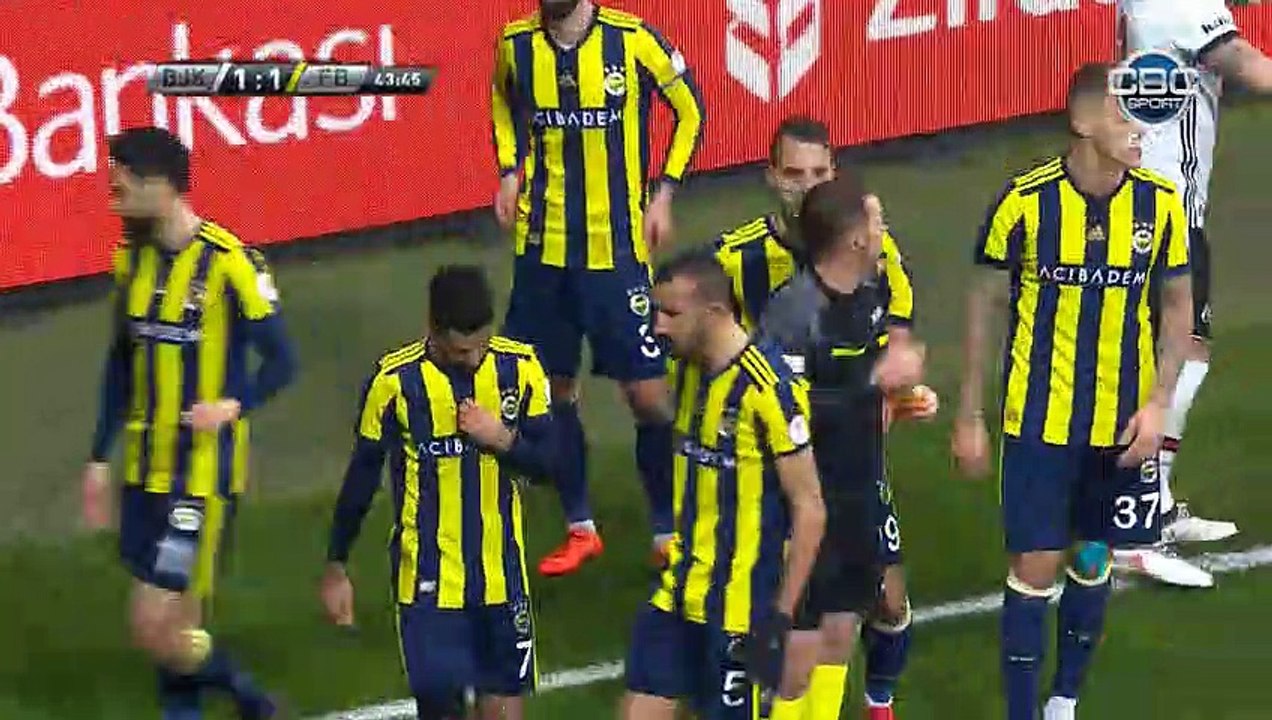 Alper Potuk RED CARD HD - Besiktas 1-2 Fenerbahce 01.03.2018