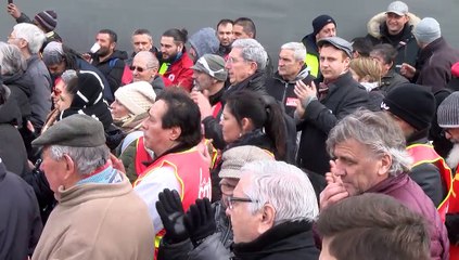 Léo Purguette, de La Marseillaise, venu en soutien sans son carnet de notes