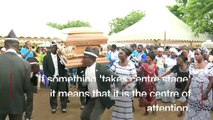 Ghanian funeral dancers teach the phrase 'take centre stage'