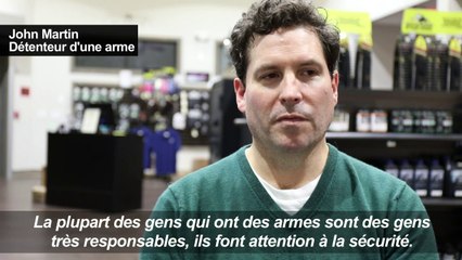 USA/Régulation sur les armes: l’avis des clients d’une armurerie