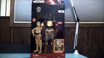 TOYS R US EXCLUSIVE STAR WARS THE FORCE AWAKENS C 3PO INTERACTIVE ROBOTIC DROID VIDEO TOY REVIEW