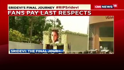 Sridevi's Final Journey Live Scenes | India Bids Farewell to the Legend | CNN News18