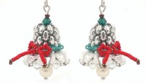 Beading4perfectionists: Christmas bell's earring (dangle bells 2) beading tutorial