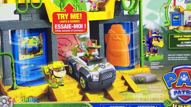 EL TEMPLE DEL MONO PATRULLA CANINA EL RESCATE DE LA SELVA MONKEY TEMPLE PAW PATROL CON TRACKER