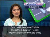 Syrian University Students Seek Education Overseas