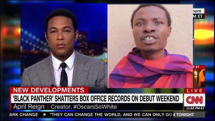 DESAGU SPEAKS TO CNN ABOUT BLACK PANTHER