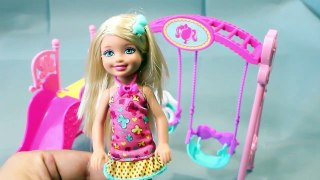 Baby Doll Swing Set Barbie Chelsea Play Doh Toy Surprise Eggs Toys