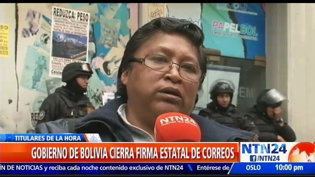 Gobierno de Bolivia cerró empresa de correos y anunció que habrá nuevo operador postal