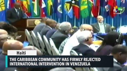 CARICOM Rejects  'Intervention' In Venezuela