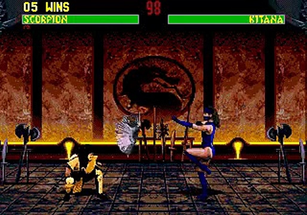 Mortal Kombat II SEGA Genesis/Mega Drive (Very Hard difficulty) - Real Time Playthrough