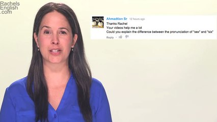 How to Pronounce SEX vs. SIX - American English