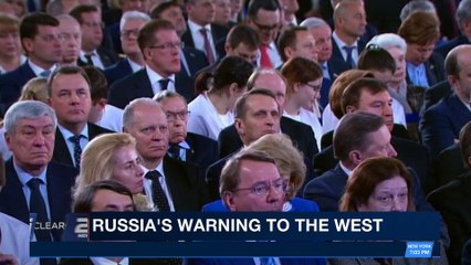 CLEARCUT | Putin delivers threatening annual address | Thursday, March 1st 2018