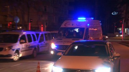 Takla atan otomobil polis aracına çaparak durabildi: 1 yaralı