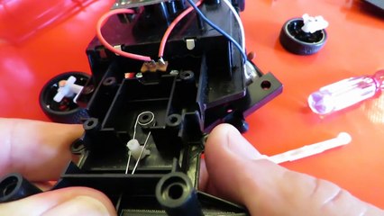 Disassembly - RC toy car steering adjuster location