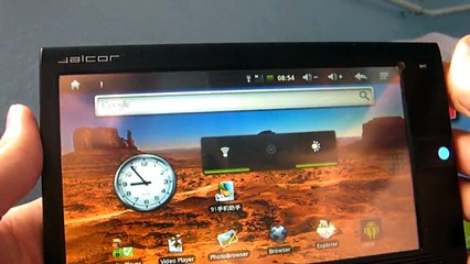 Alcor e-Pad Android 2.1 tablet bemutató videó - mobilx