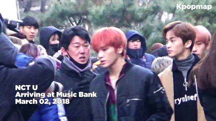 180302 NCT U (엔씨티유) arriving at Music Bank @Kpopmap