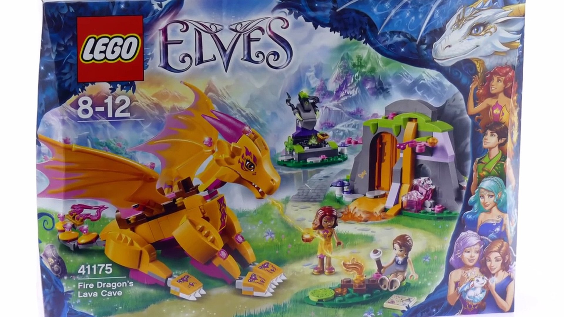 Lego Elves 41175 Fire Dragons Lava Cave - Lego Speed Build Review - video  Dailymotion