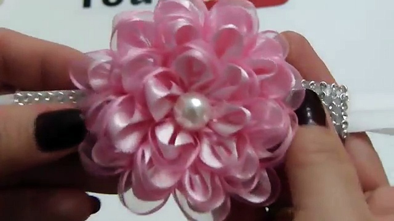 Como Hacer Cintillos De Bebés Para Bautizos, Diademas para bebés, Como Hacer Diademas de Bebe